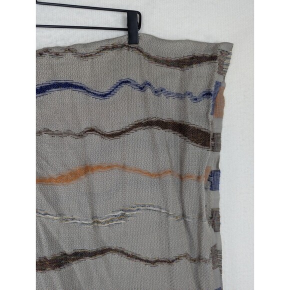 Ahujasons Wool Modal Scarf Artsy Soft Beautiful Fringe 27x72 - Picture 2 of 7